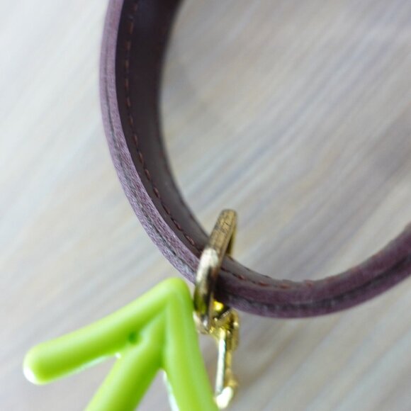 VINTAGE Bag Strap Brown Leather Crossbody Belt Handle Adjustable Retro 42 in‎ - Picture 7 of 9